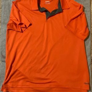 Cabela’s mens 2 XL orange polo